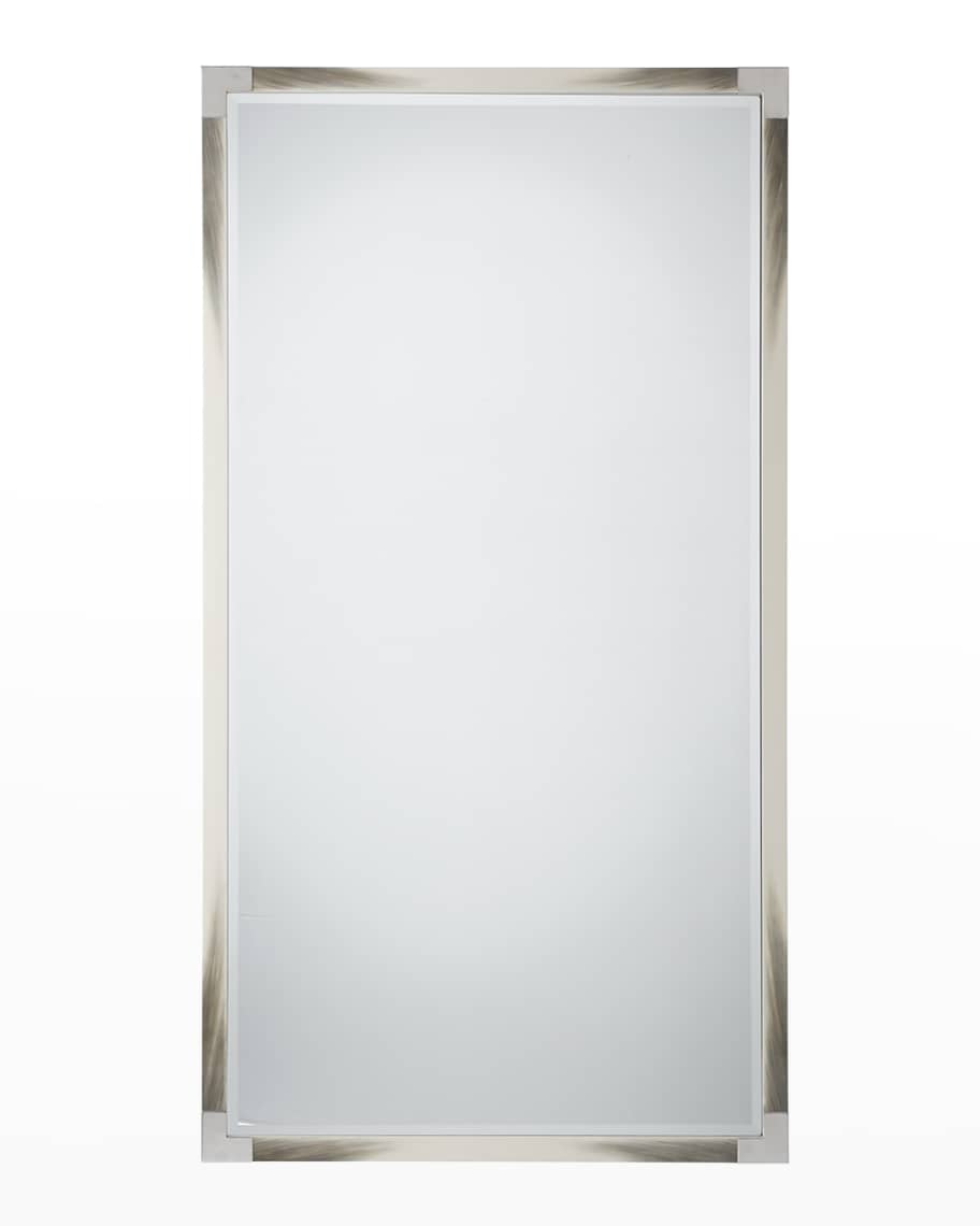 Image 1 of 3: Estelle Faux-Horn Floor Mirror