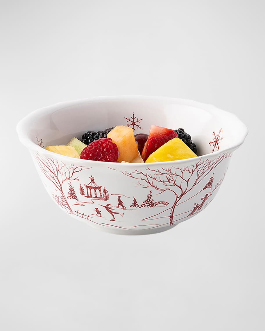 Juliska Country Estate Winter Frolic Ruby Cereal Ice Cream Bowl
