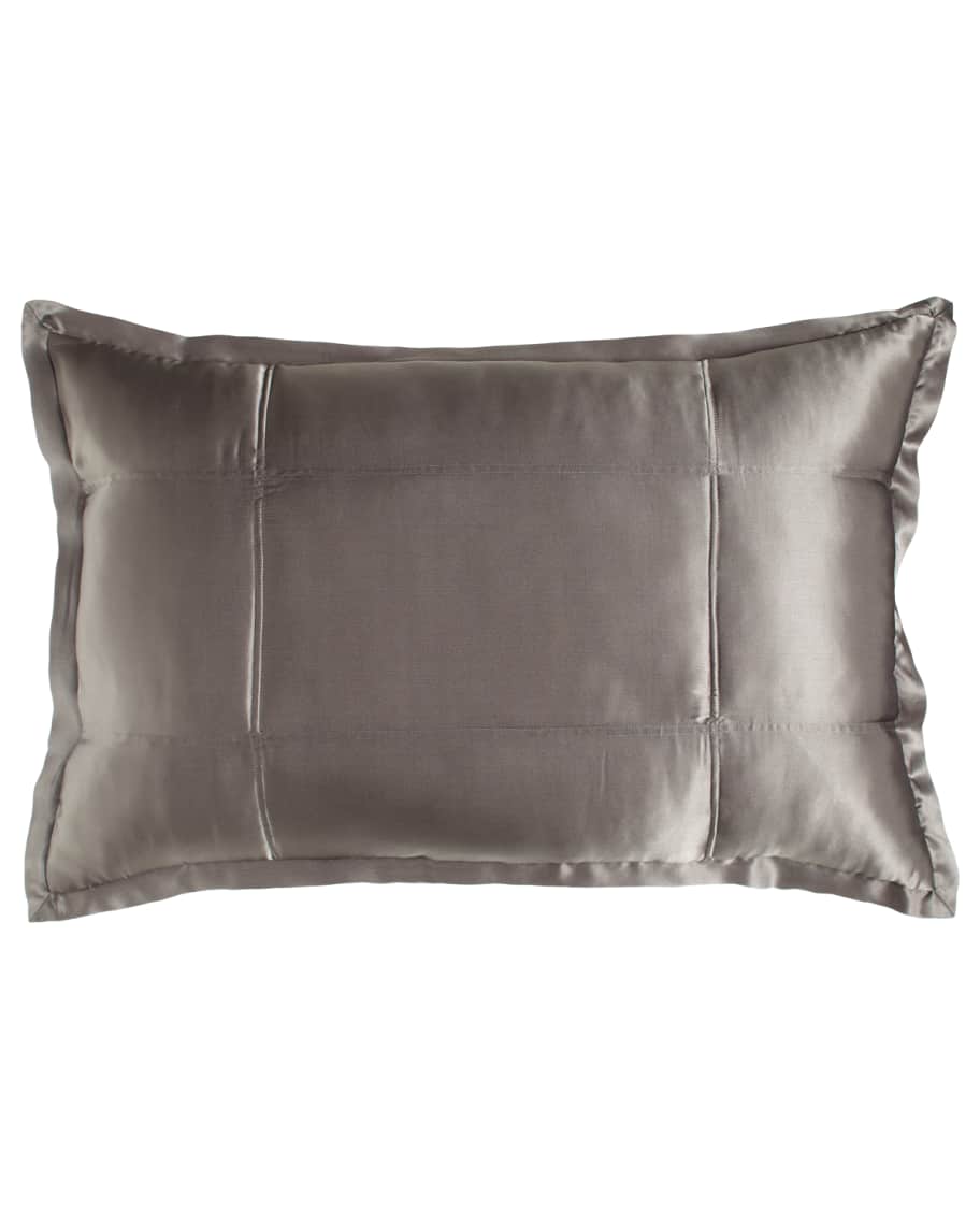Image 1 of 2: Reflection Standard Quilted Silk Sham