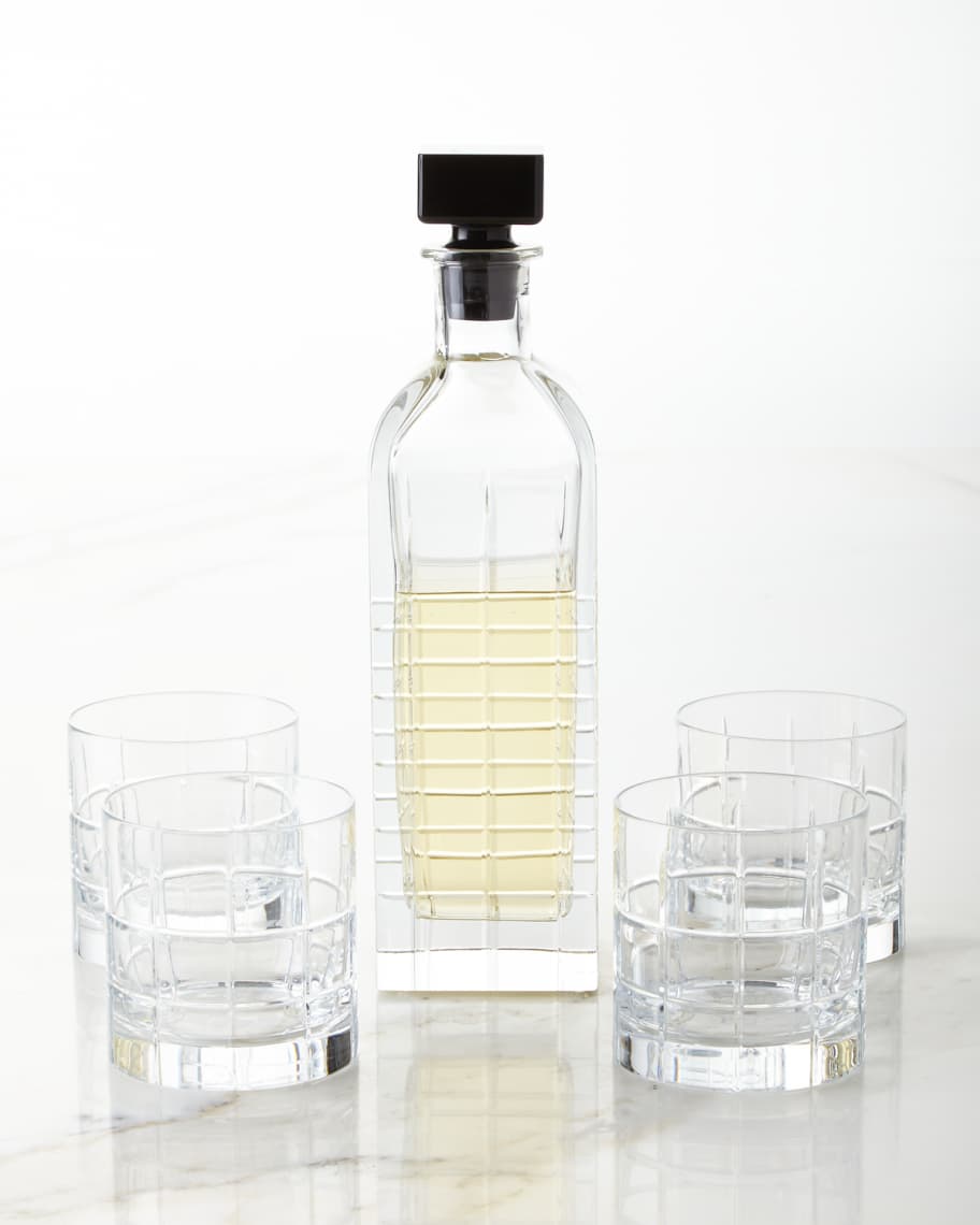 Image 1 of 1: Street Decanter and Four Double Old-Fashioneds