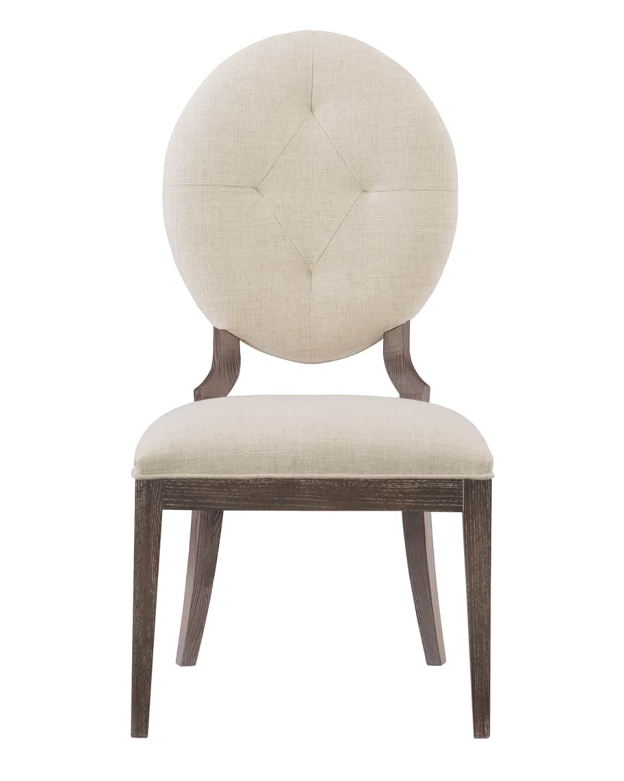 Image 1 of 2: Clarendon Oval-Back Side Chair, Single