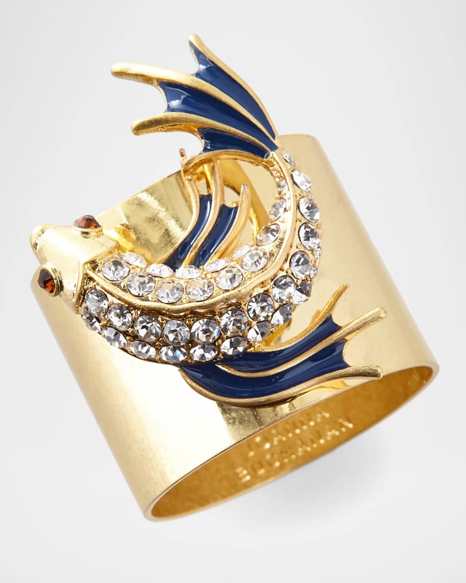 Fish online napkin rings