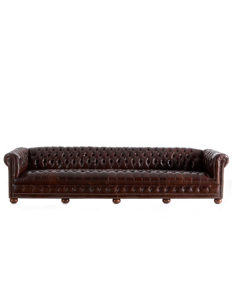 Chesterfield leather lounge store