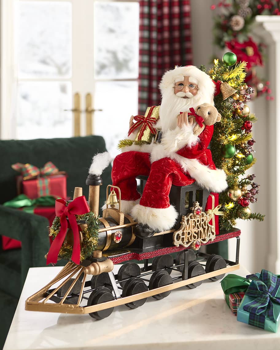 【楽天最安値に挑戦】 Merry Lighted Originals Didion Karen Christmas Santa Train クリスマス