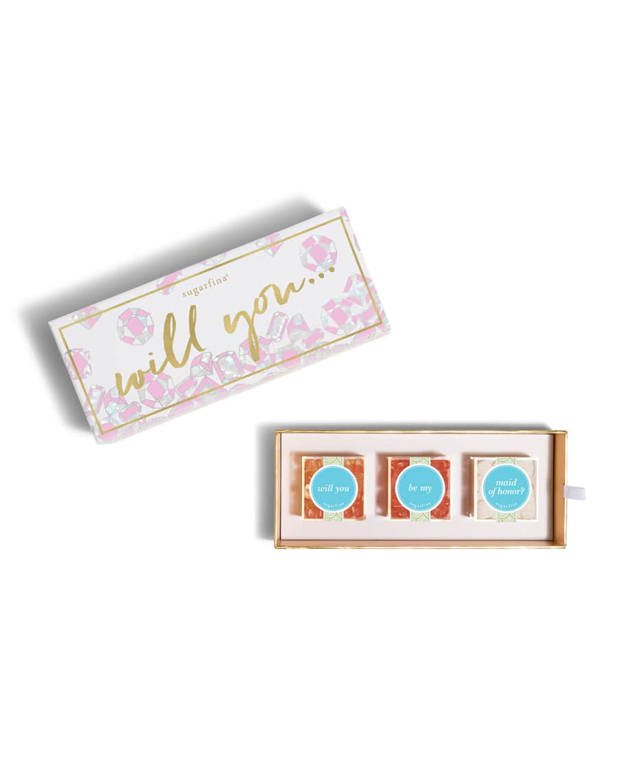 Image 1 of 2: Will You Be My Maid Of Honor 3-Piece Bento Box