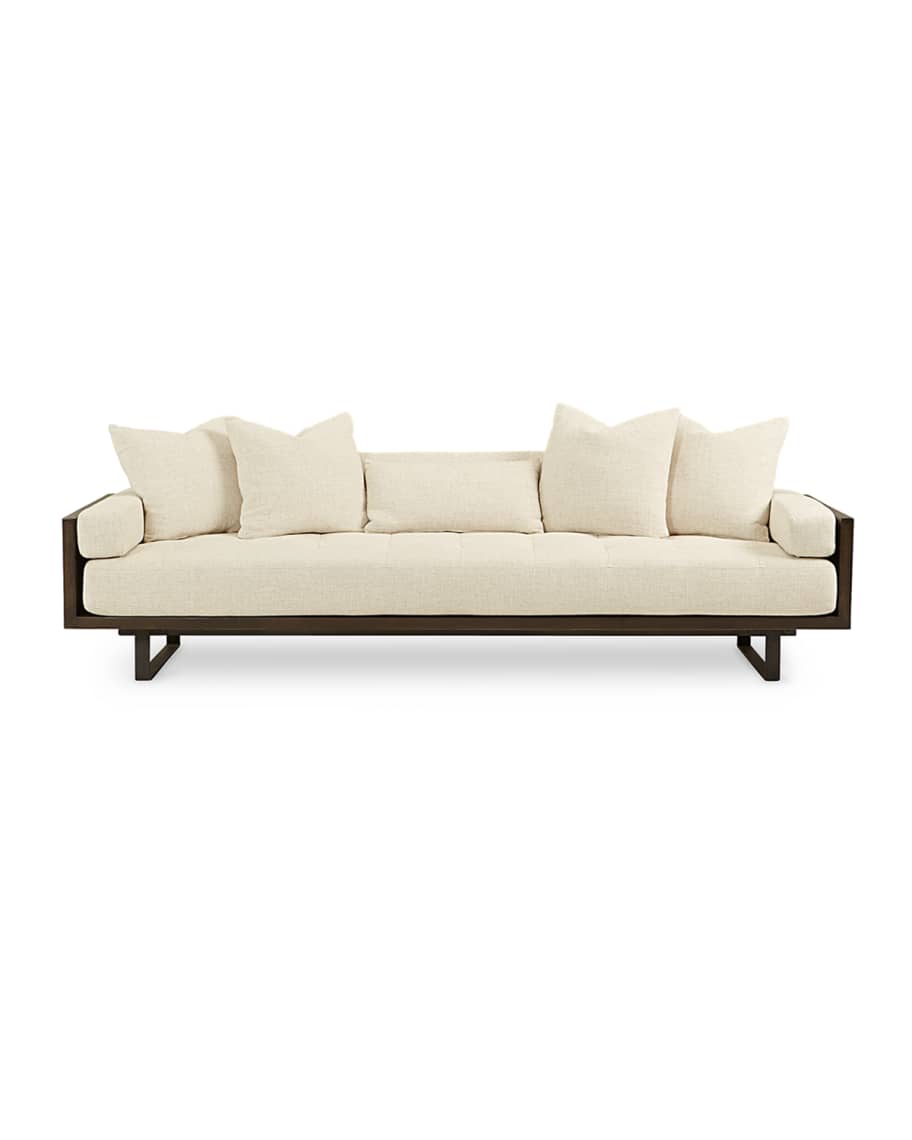 Image 2 of 3: Preston Modern Tufted Sofa 99"