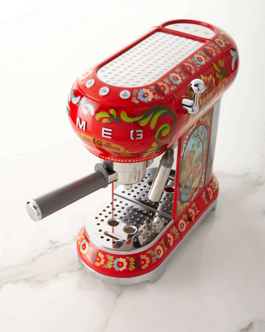 Image 1 of 3: Dolce Gabbana x SMEG Sicily Is My Love Espresso Machine