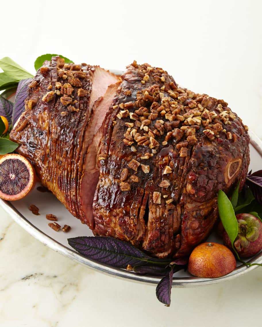 Image 1 of 1: Spiral Sliced Bourbon Pecan Ham, For 20-25 People