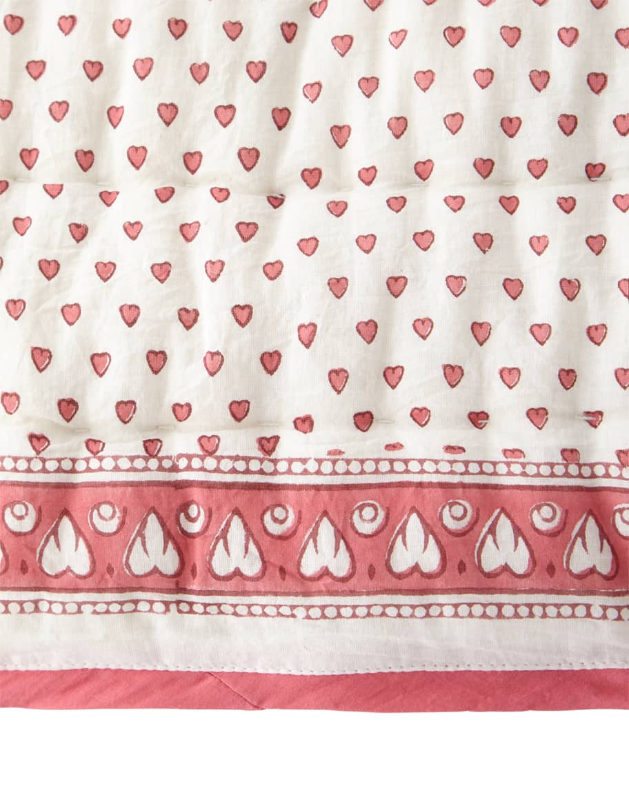Roller Rabbit HeartsPrint Baby Quilt Horchow atelieryuwa.ciao.jp