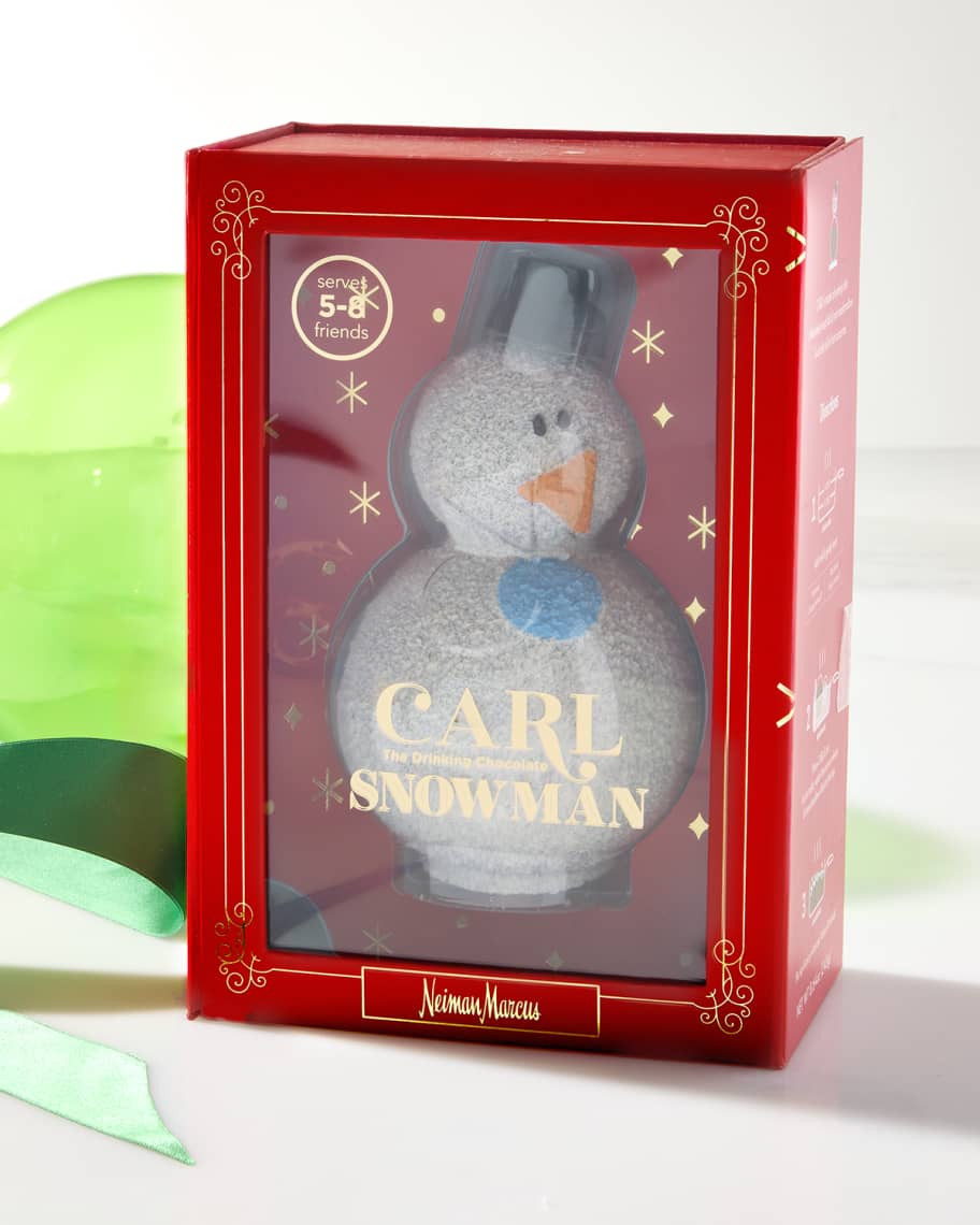 Kate Weiser Chocolate Carl the Drinking Chocolate Snowman Horchow