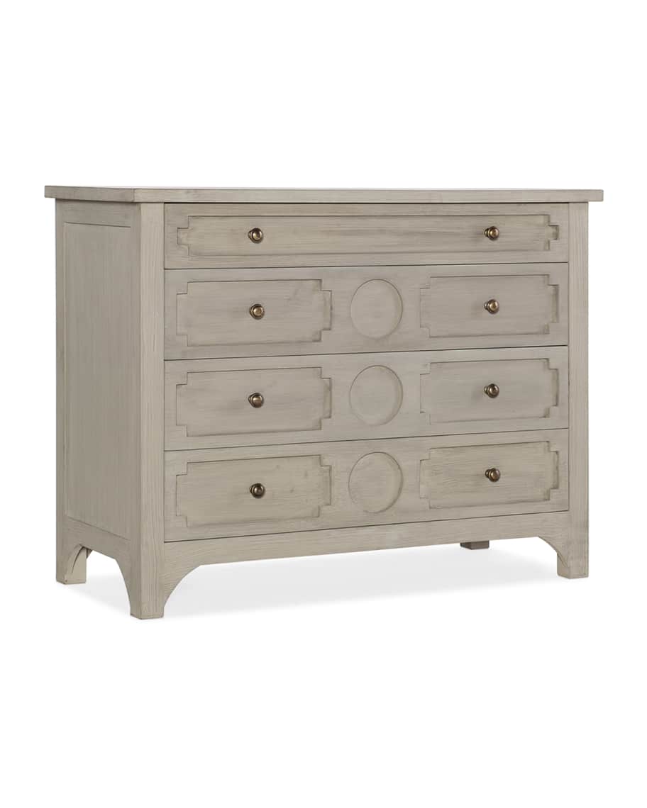 Image 3 of 4: Lira 4-Drawer Accent Chest