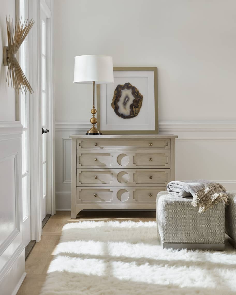 Image 1 of 4: Lira 4-Drawer Accent Chest