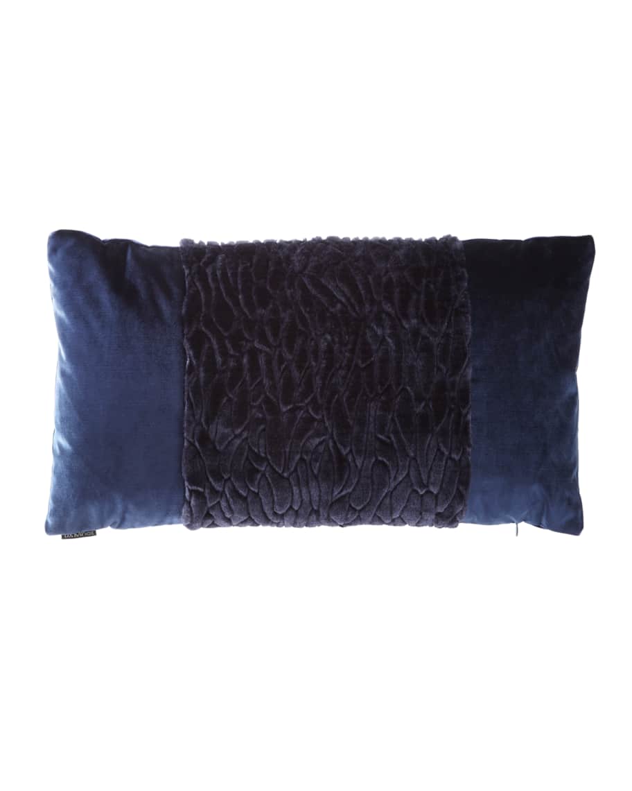 Image 1 of 3: Callard Band Velvet Pillow