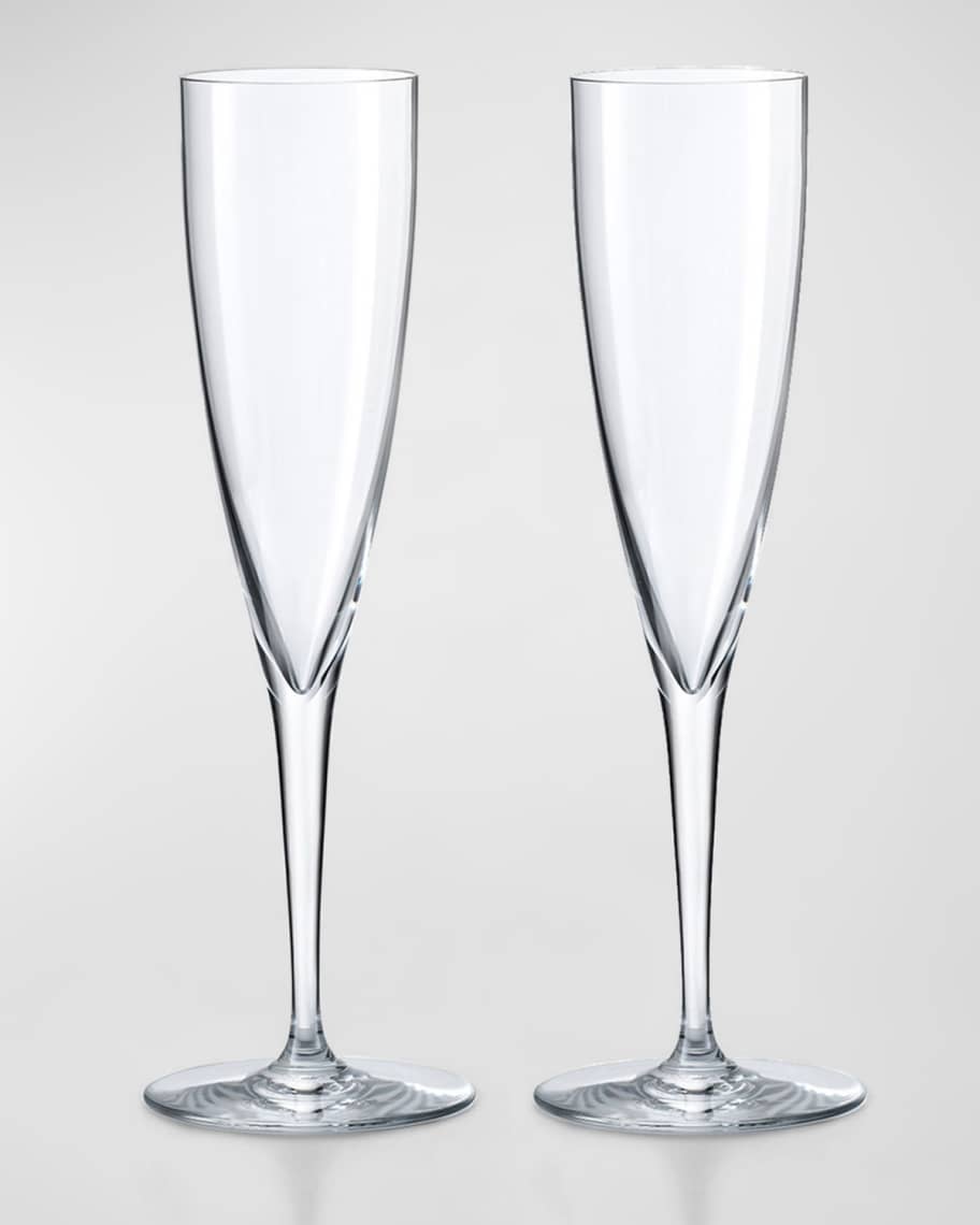 Image 2 of 2: Dom Perignon Champagne Flutes, Set of Two