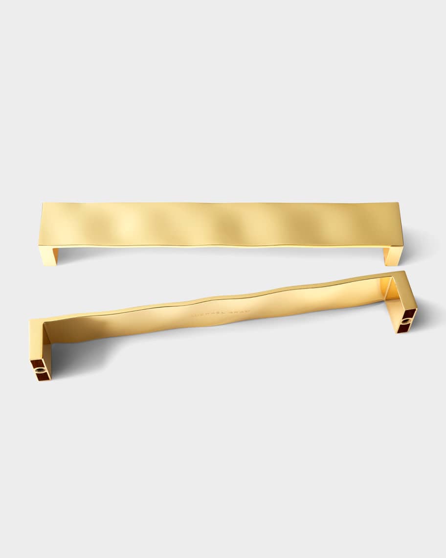 Image 3 of 4: Ripple Medium Pull, Gold
