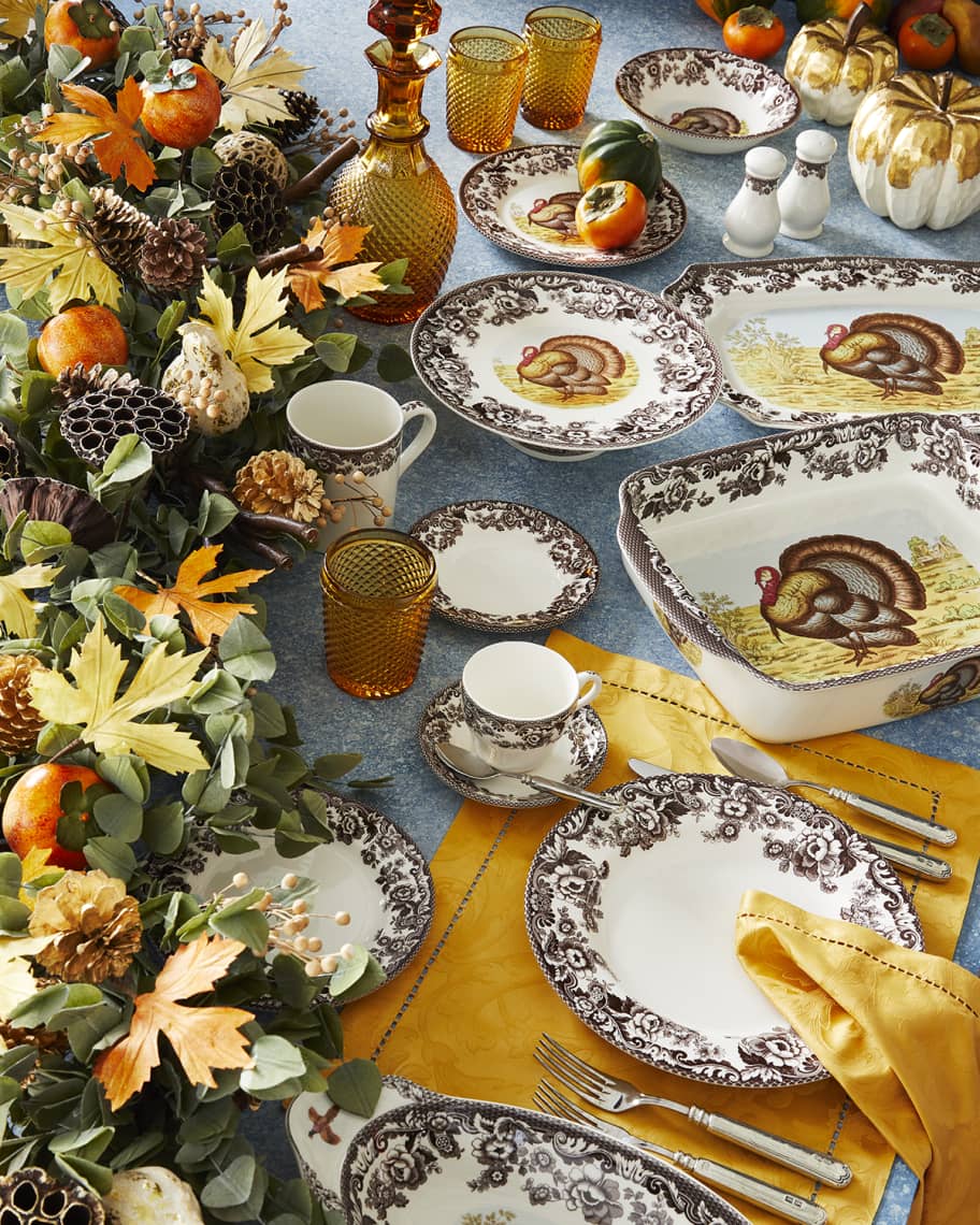 Spode Woodland Turkey Luncheon Plate Horchow