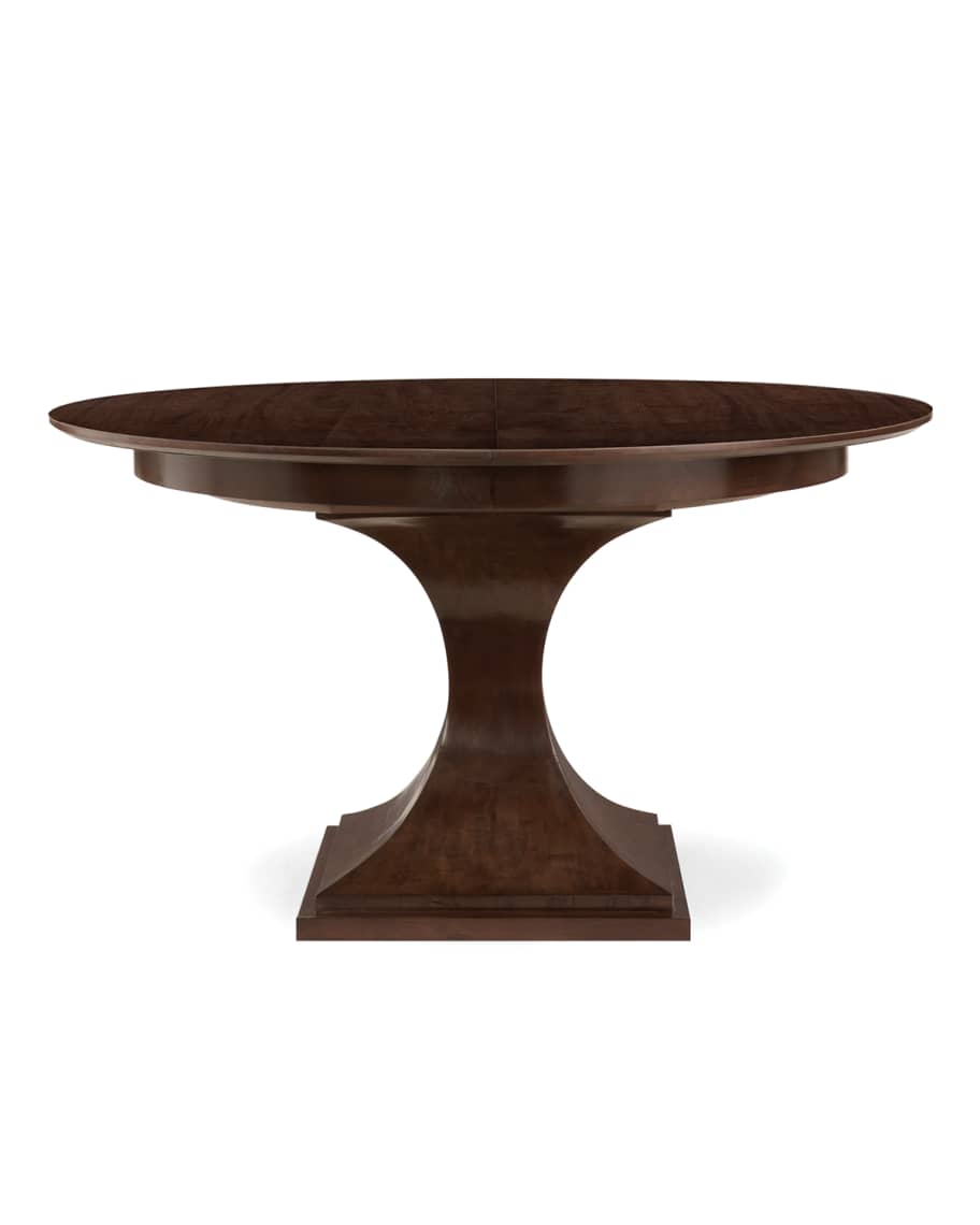 Image 2 of 3: Haven 54" Round Dining Table with Leaf