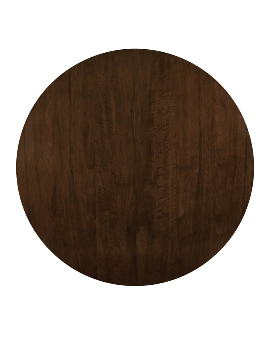 Image 3 of 3: Haven 54" Round Dining Table with Leaf