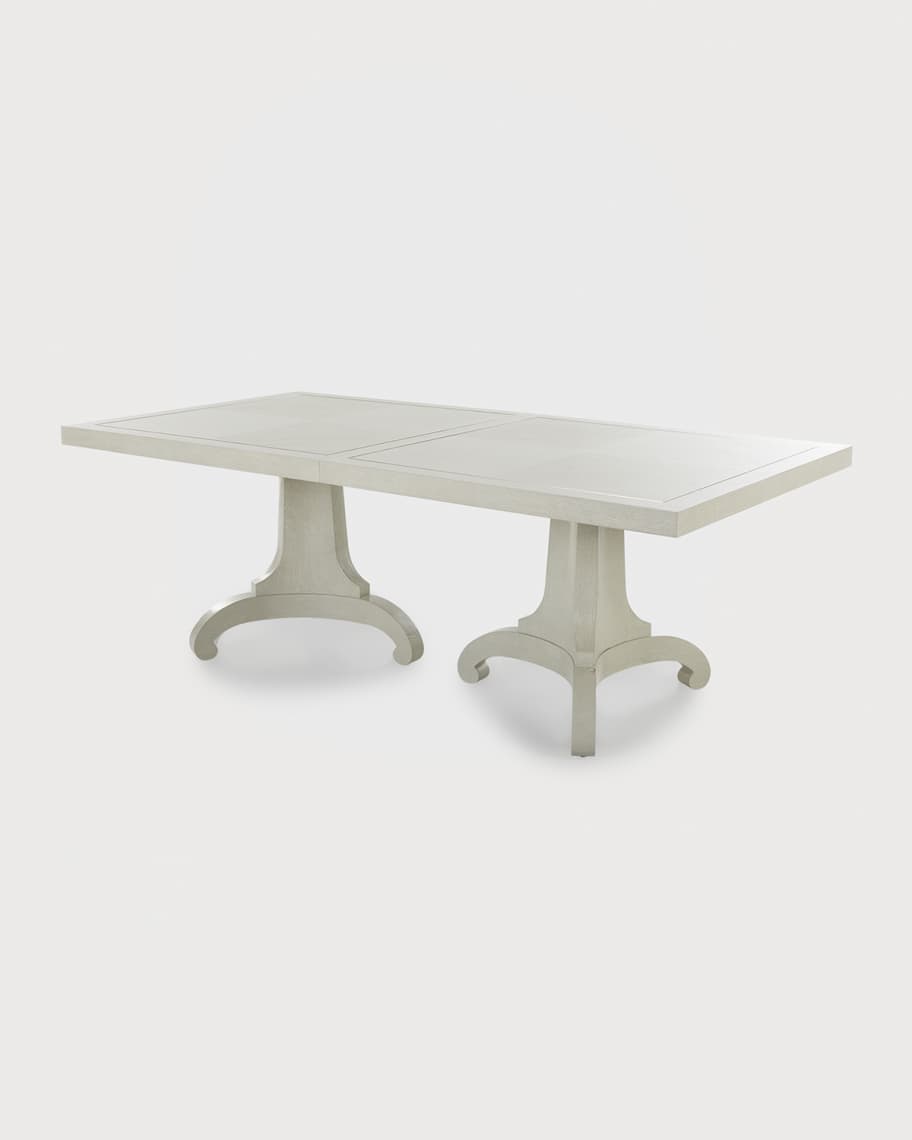 Image 3 of 5: Criteria Double-Pedestal Dining Table