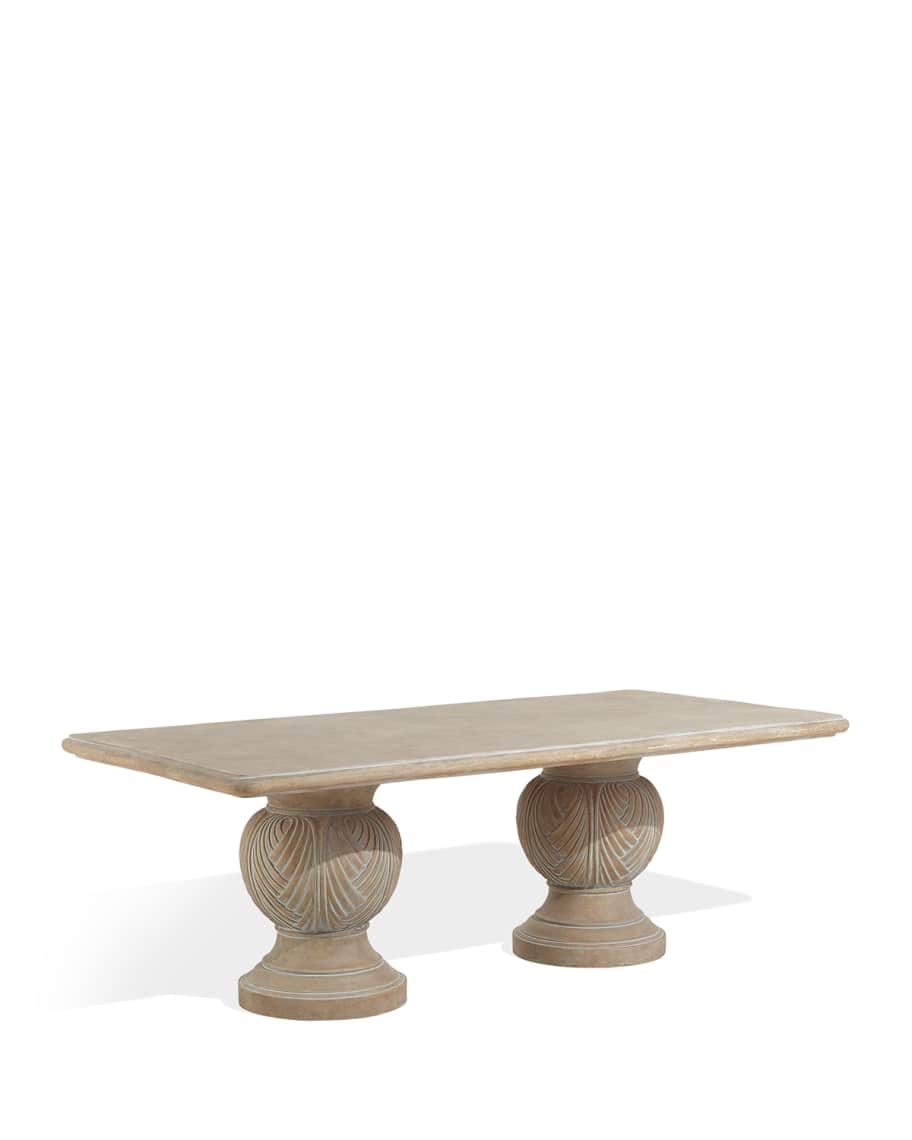 Pedestal patio dining table top