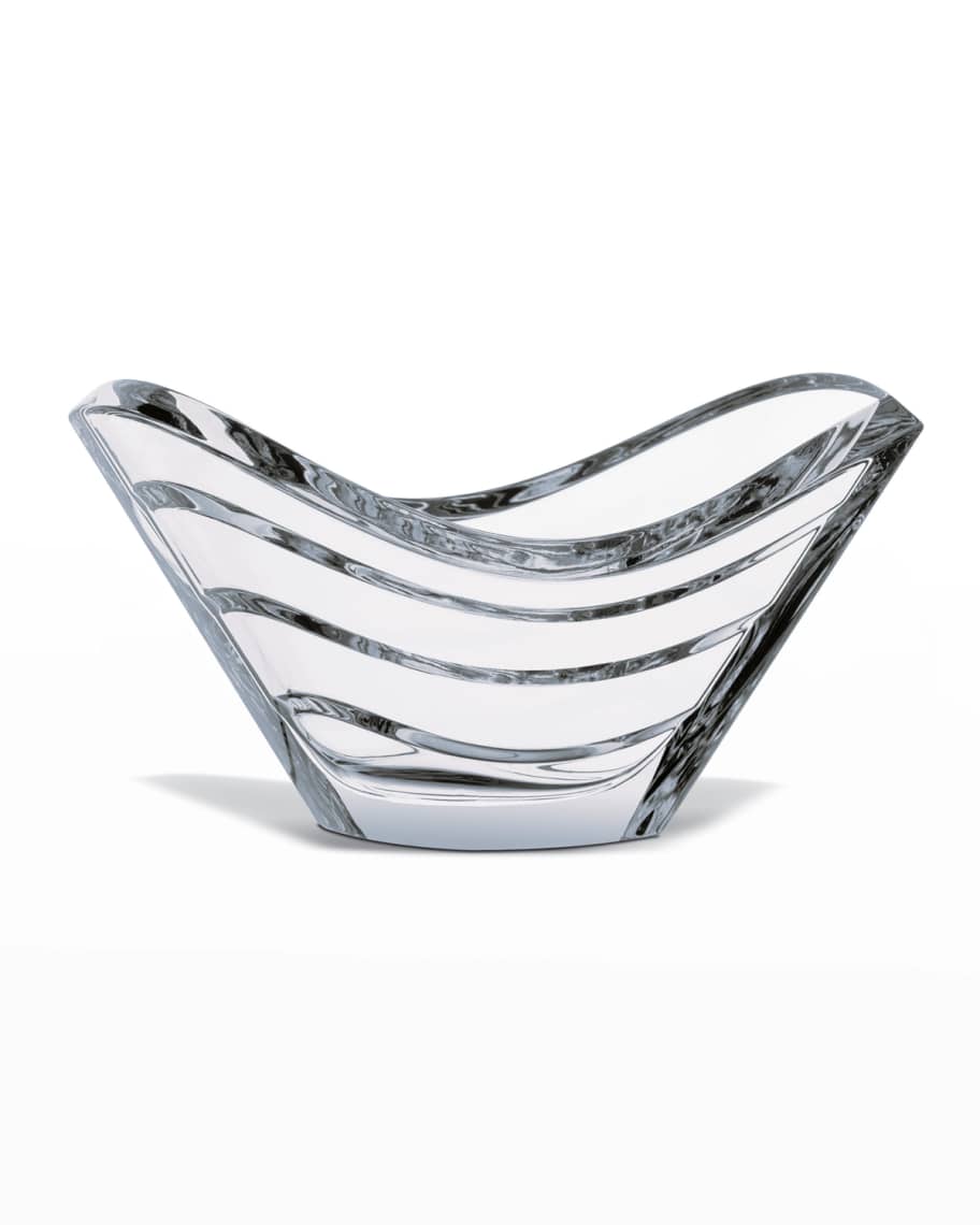 Baccarat Wave Bowl, Clear | Horchow
