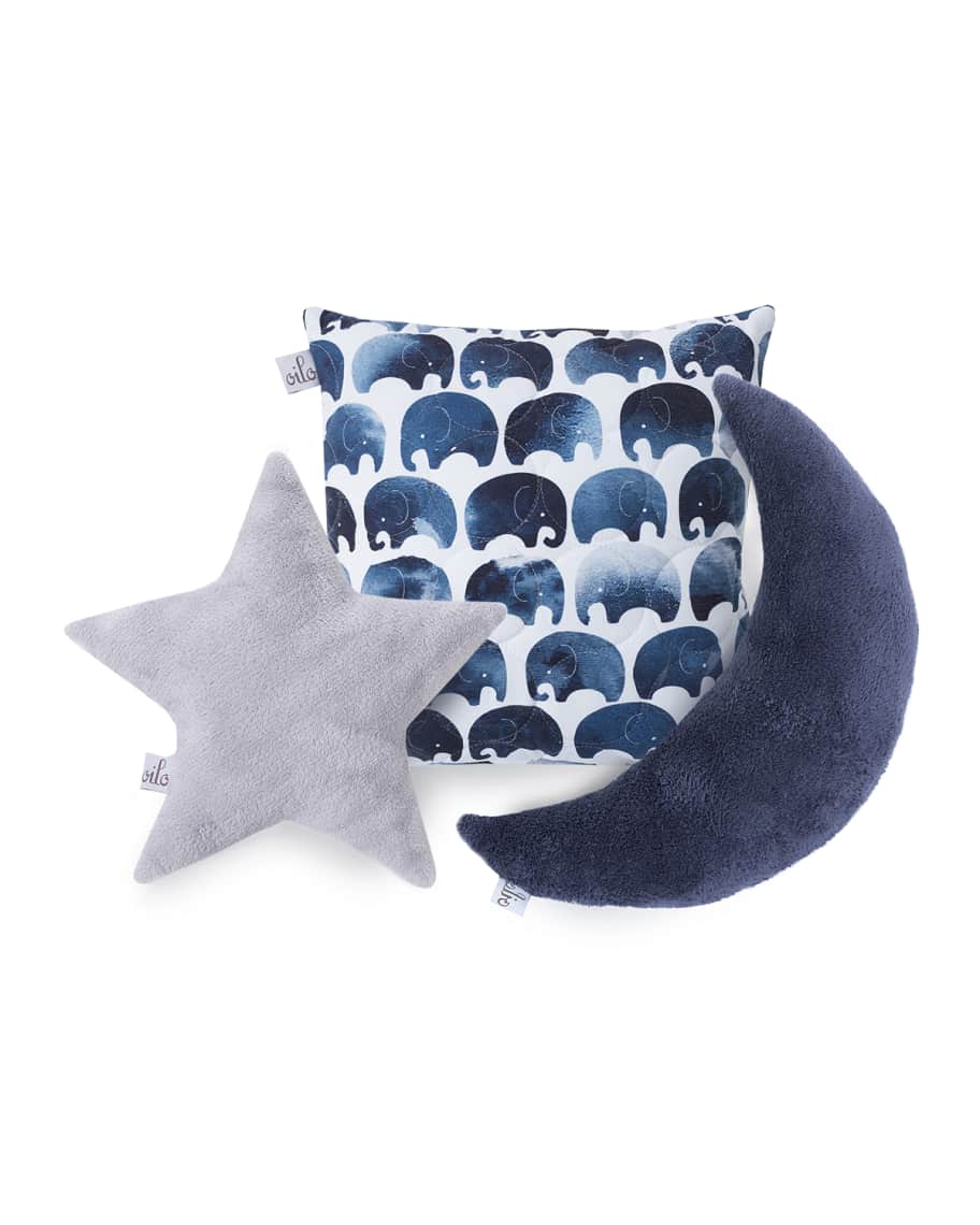 Image 3 of 3: Elephant Quilted Pillow