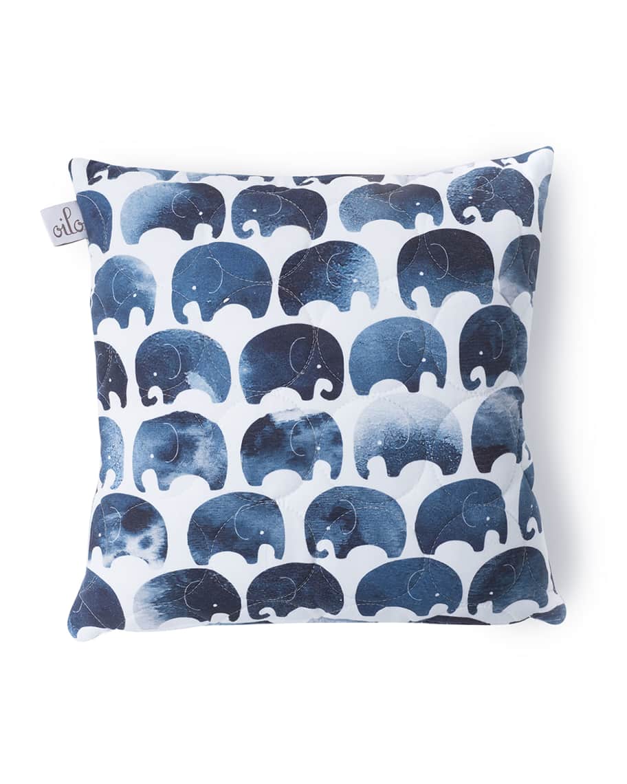 Image 1 of 3: Elephant Quilted Pillow