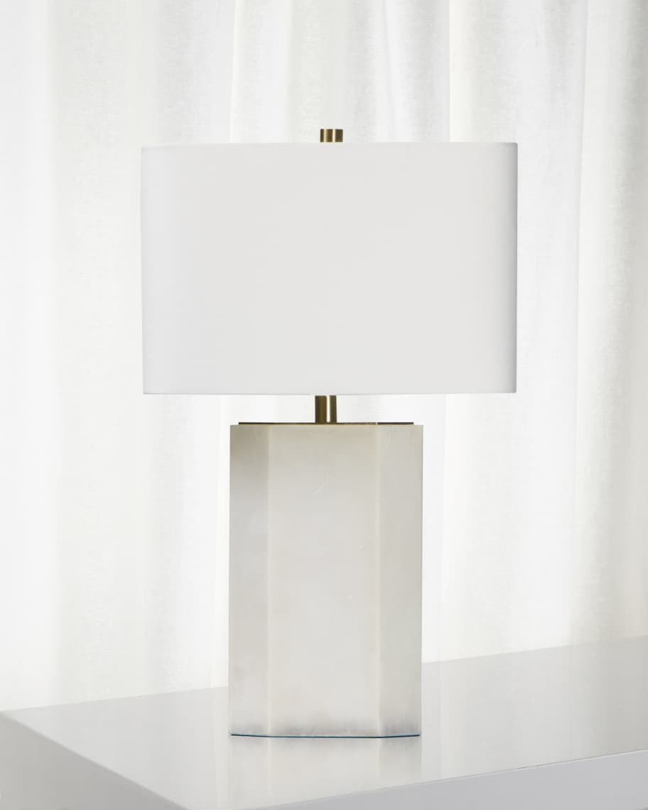 Image 1 of 1: Grace Alabaster Table Lamp