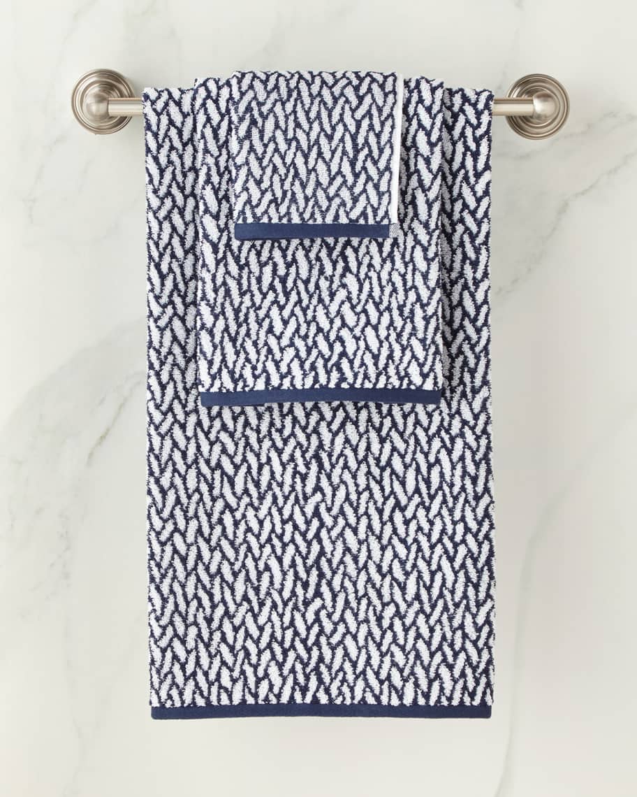 Lauren Ralph Lauren Sanders Basketweave Antimicrobial Bath Towels