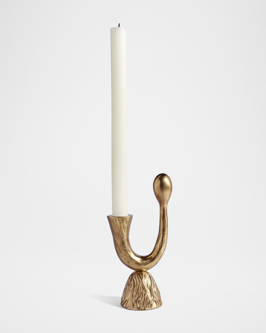 Image 1 of 2: Haas Horn Candlestick