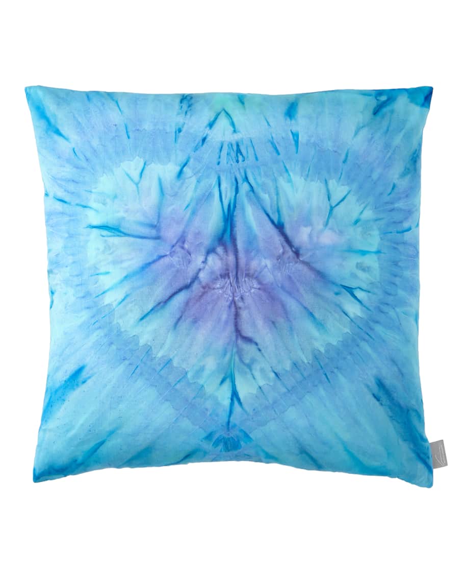 Image 1 of 2: One Love in Azure Pillow