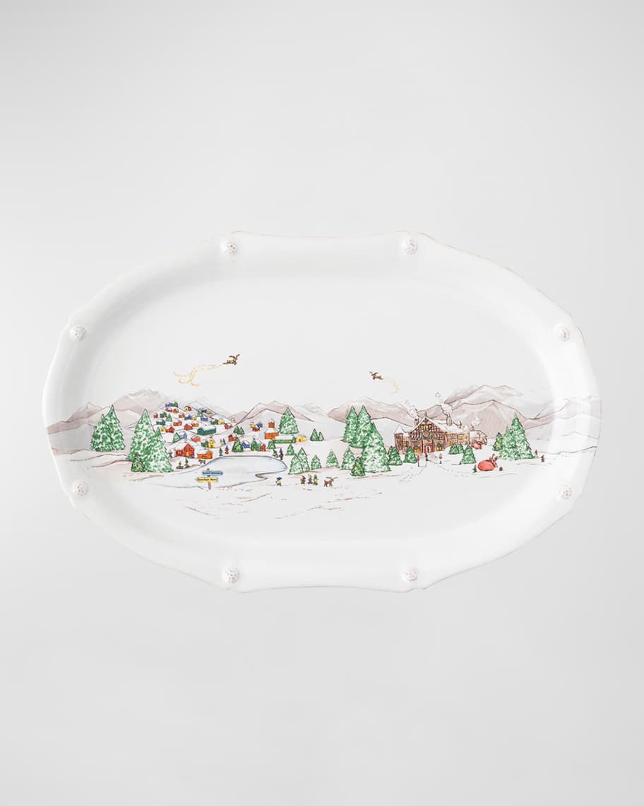 Image 1 of 5: Berry & Thread North Pole 17" Platter