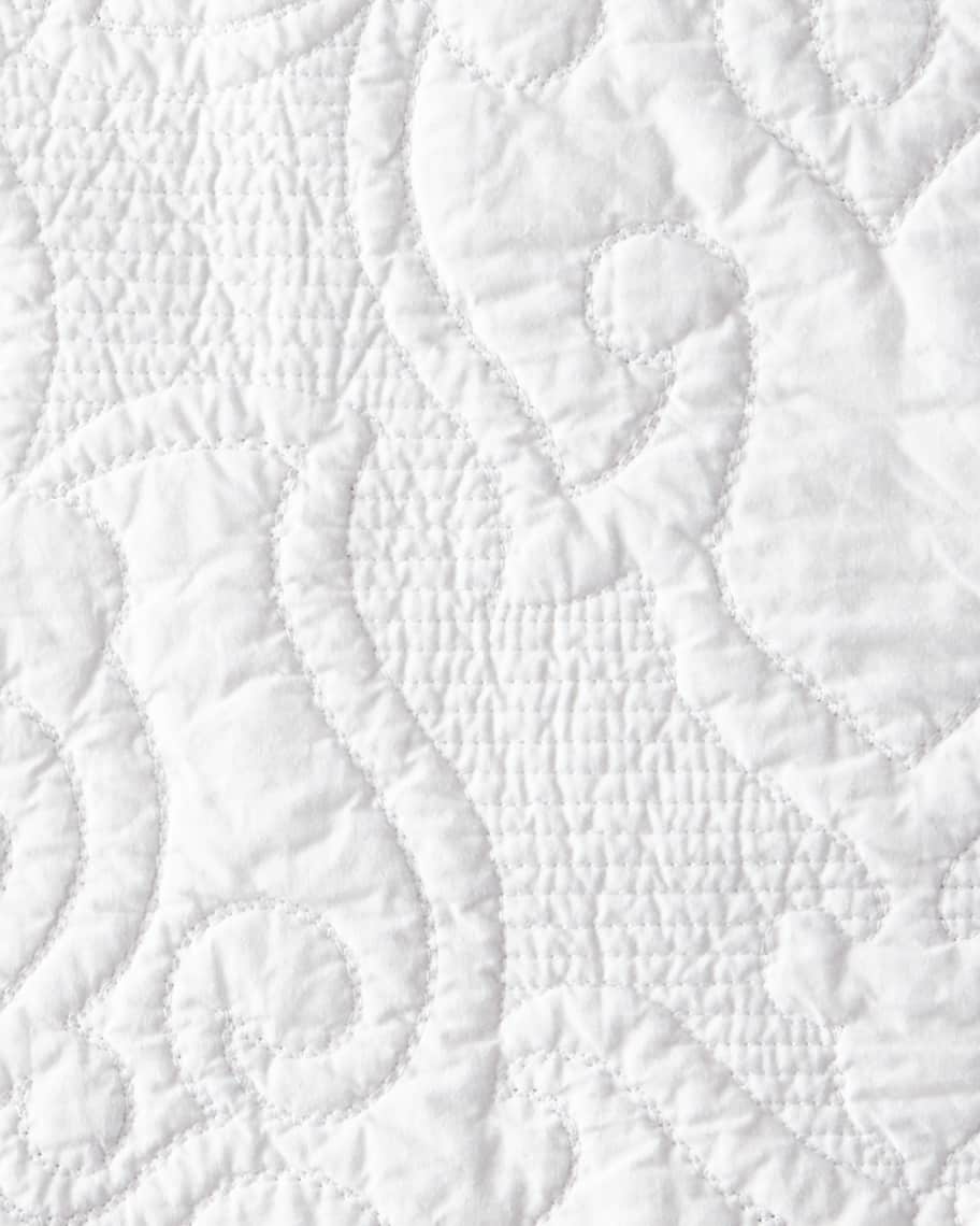 Image 3 of 3: Oma 3-Piece King Skirted Quilt Set