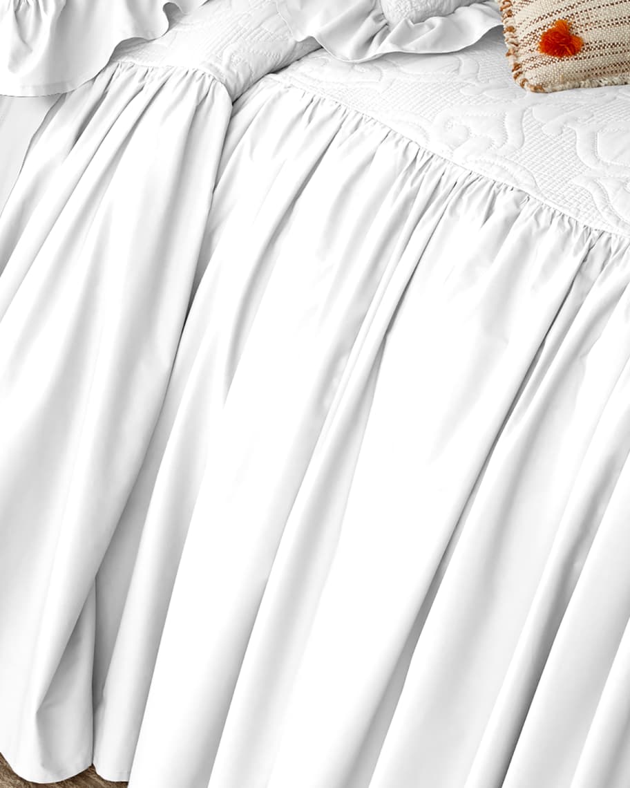 Image 1 of 3: Oma 3-Piece King Skirted Quilt Set