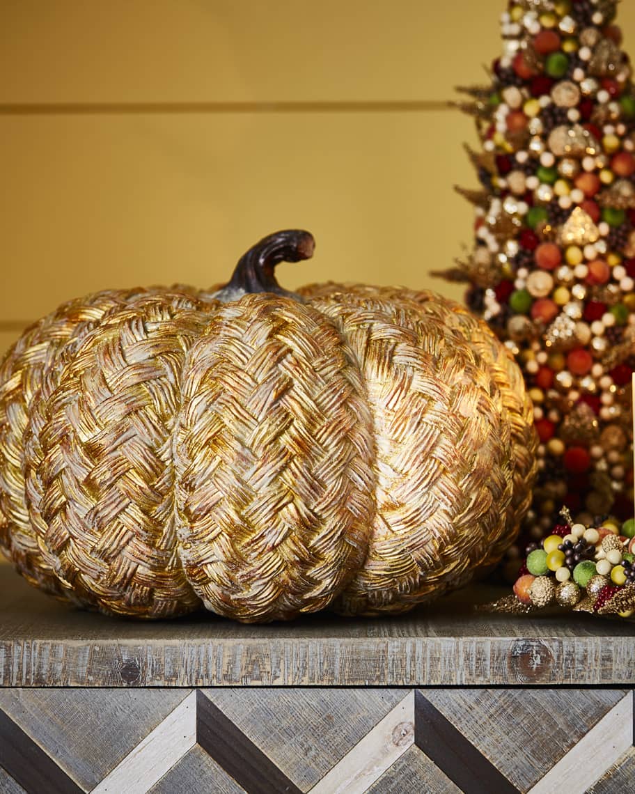 Katherine's Collection Woven Pumpkin | Horchow