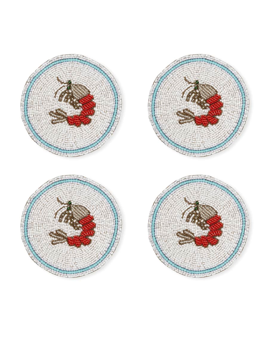 Image 1 of 1: Shrimp Coasters, Set of 4
