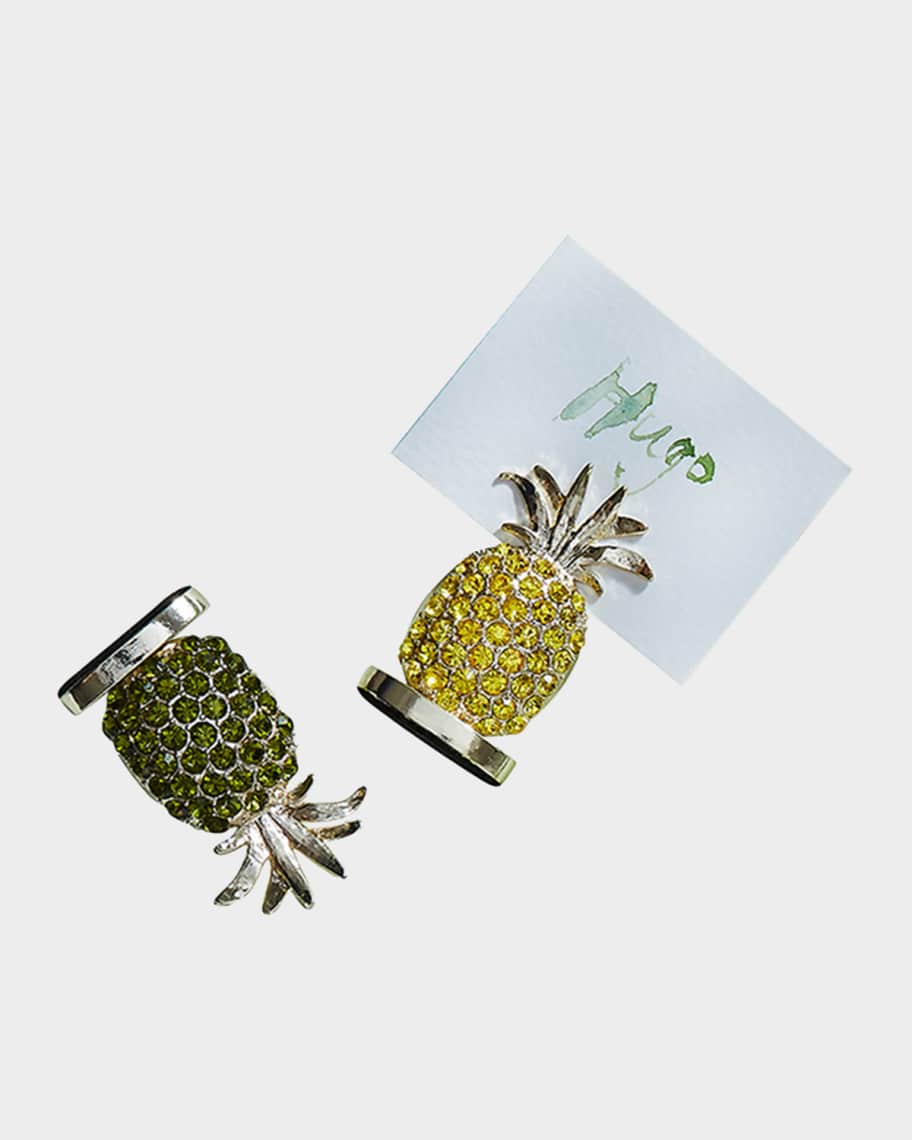 Image 2 of 2: Pineapple Place Card Holders, Set of 2
