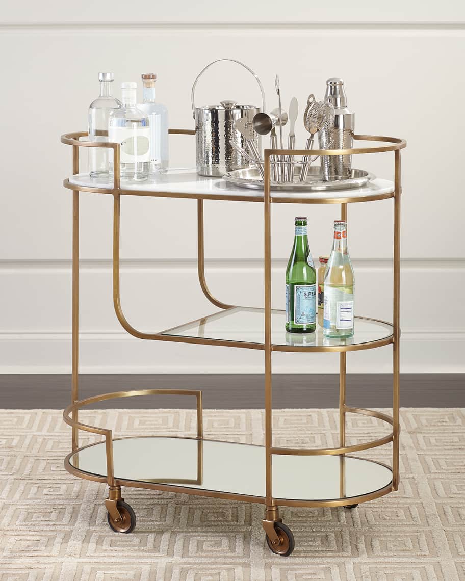 Image 3 of 3: Trainor Bar Cart