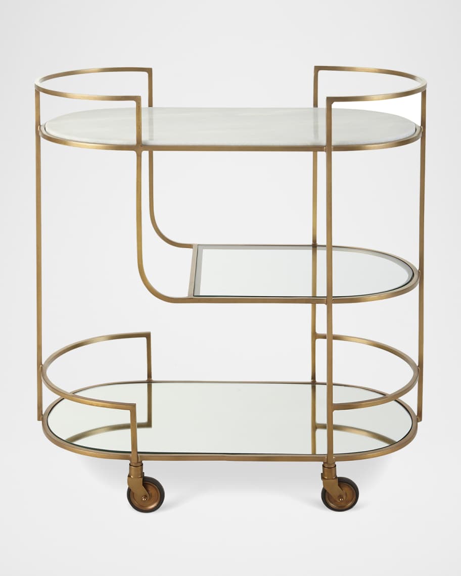 Image 1 of 3: Trainor Bar Cart