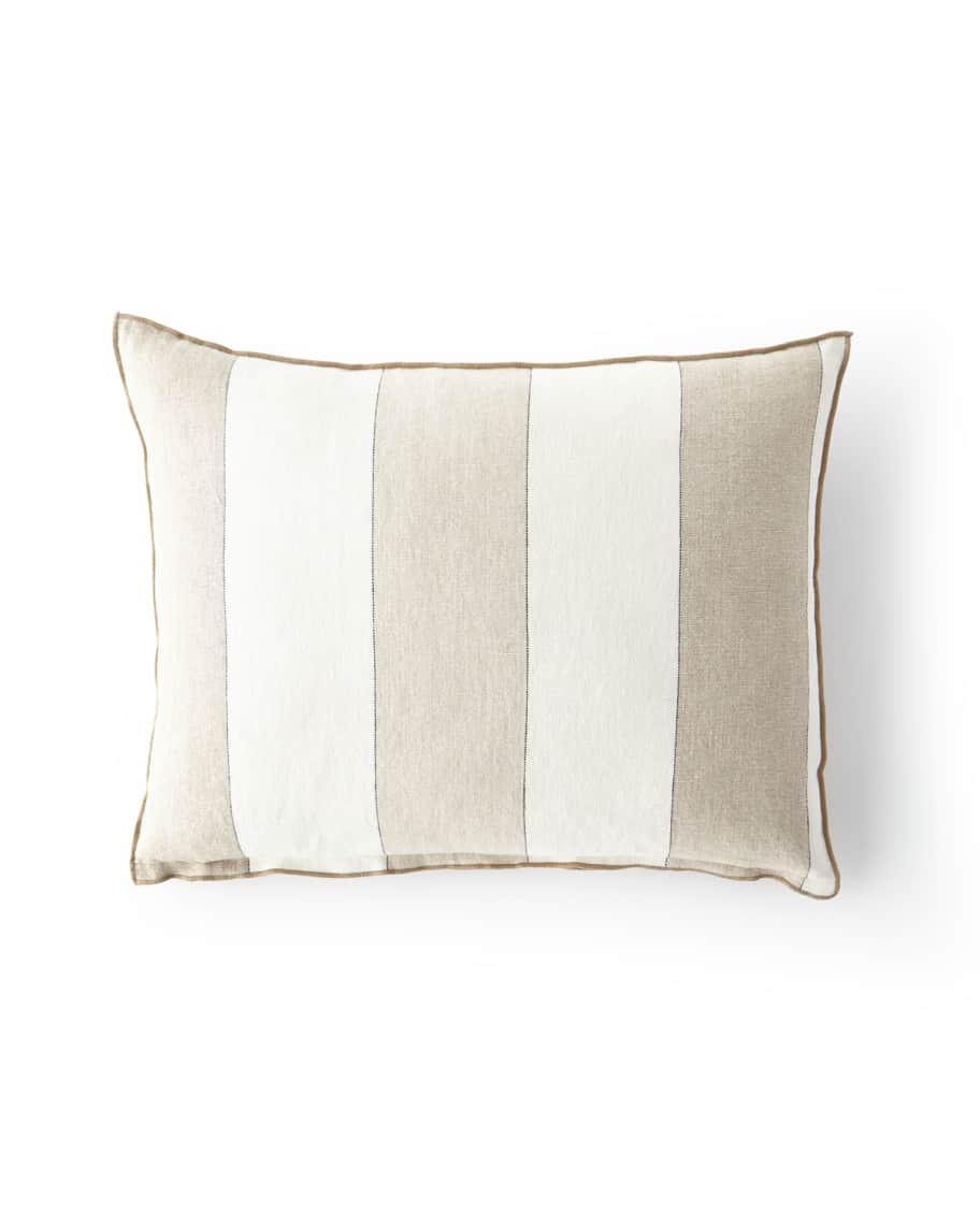 Image 1 of 1: Brera Gessato Natural Pillow