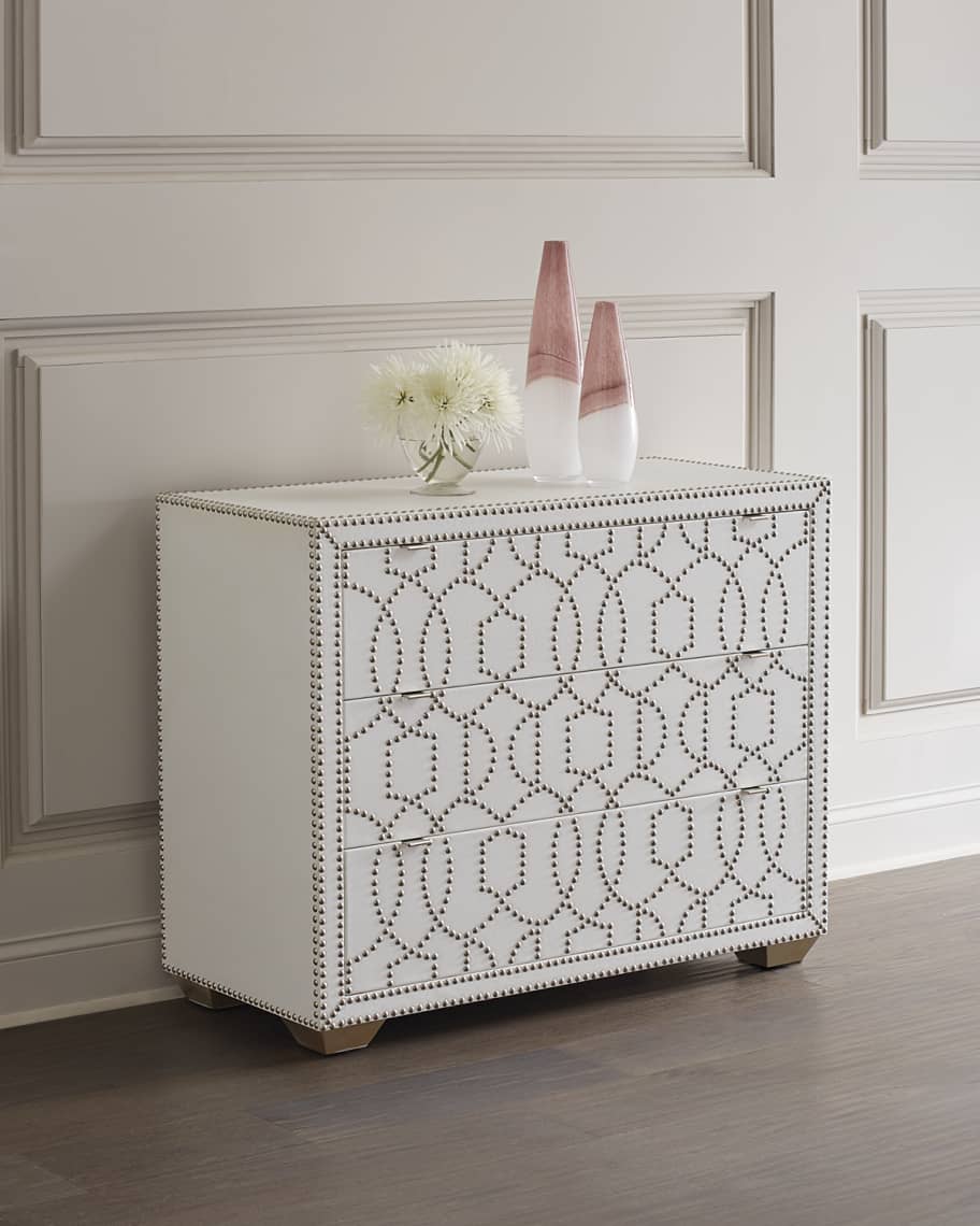 Image 1 of 2: Carlita Nail Pattern Accent Chest