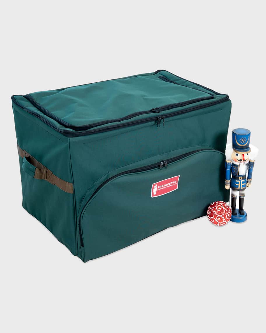 TreeKeeper 72 4 in. Christmas Ornament Storage Box w Top Pocket Horchow