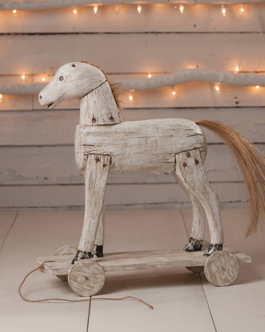Image 1 of 1: Holiday Spirit Horse Decoration