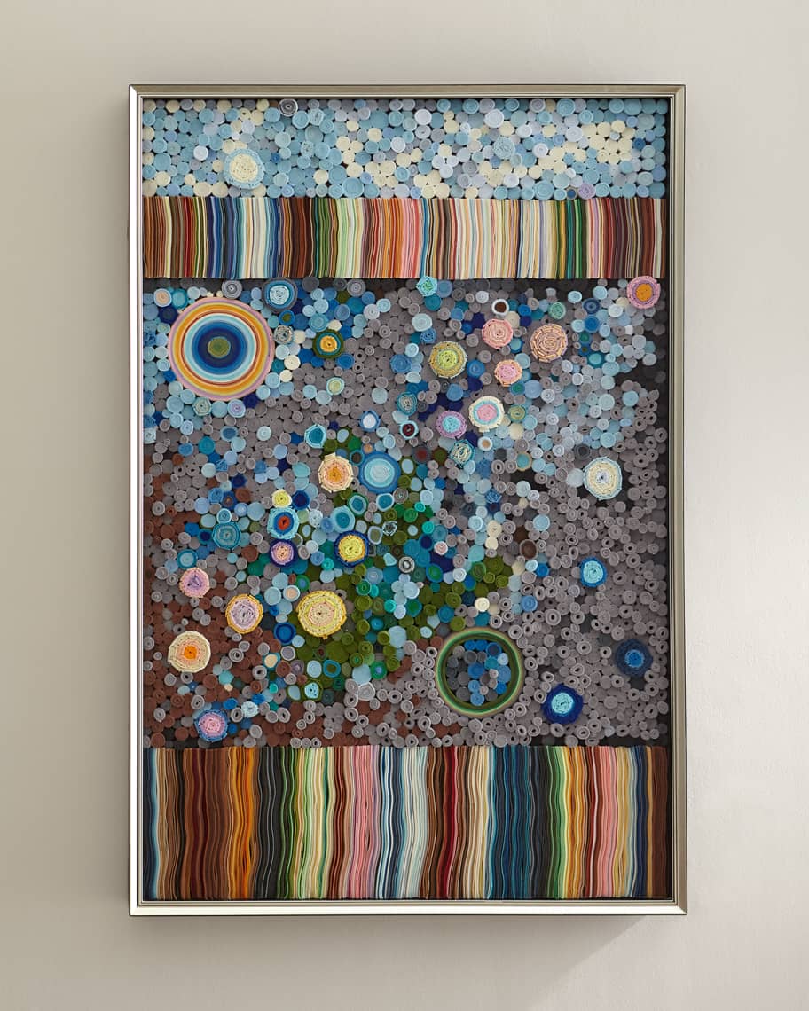 Image 1 of 2: 'Rainbow Tapestry' Wall Art by Tony Fey