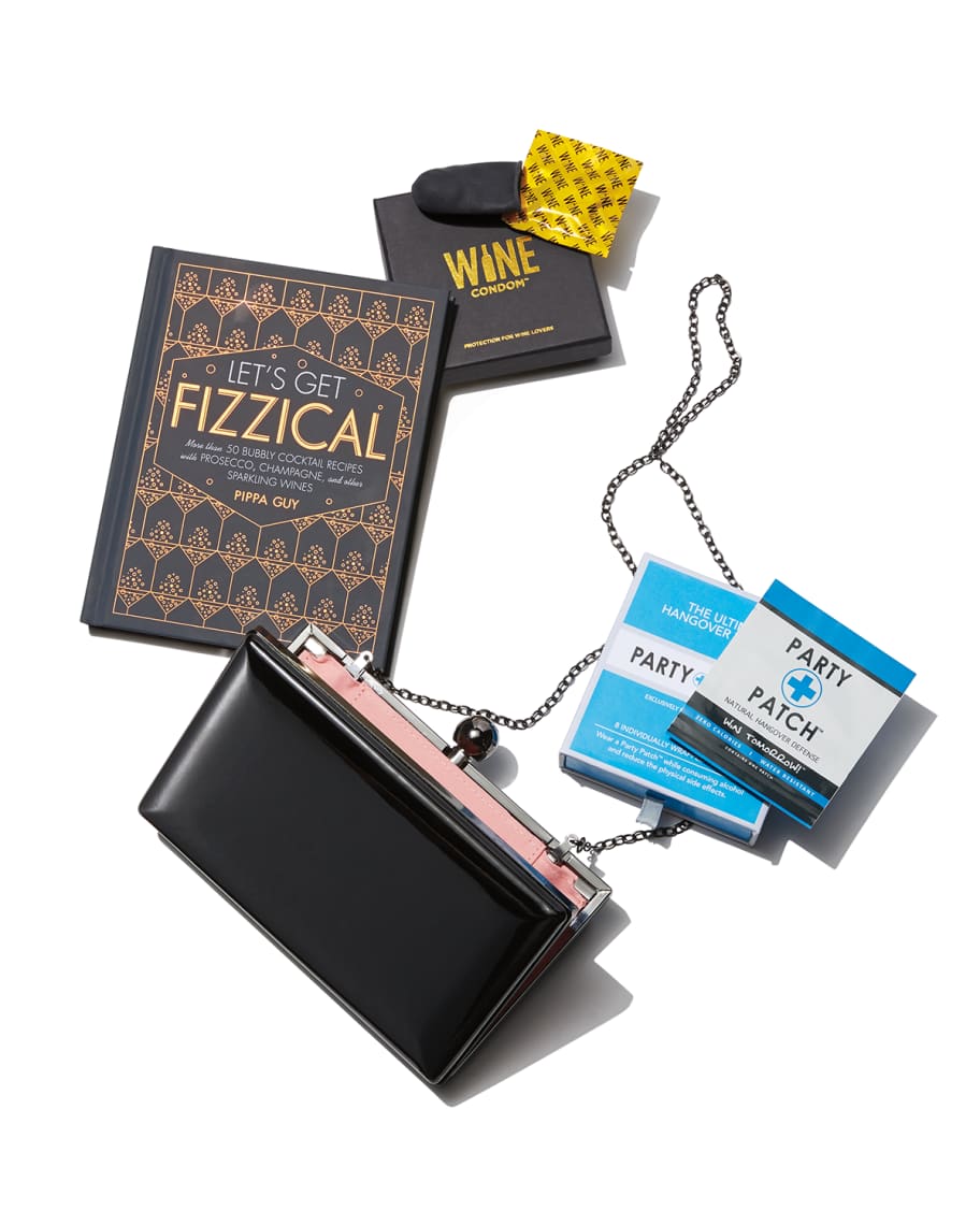 True Zoo VIP Black Incognito Clutch Flask Horchow