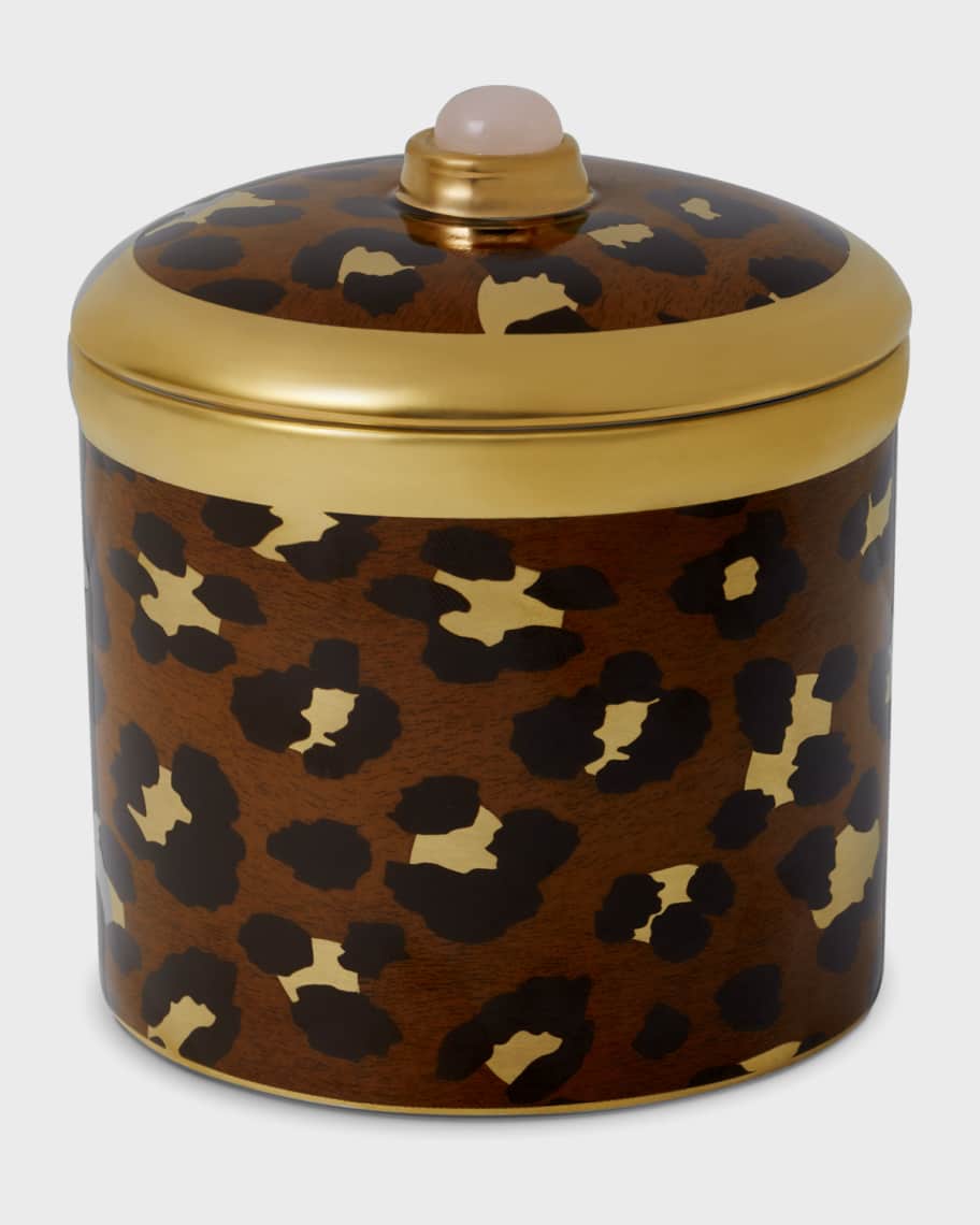 Image 1 of 2: Safari Candle with Rose Quartz, 10 oz.