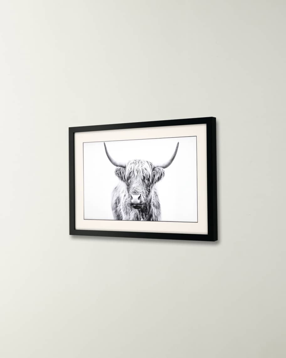 "Horned Bull" Print by Sisi & Seb