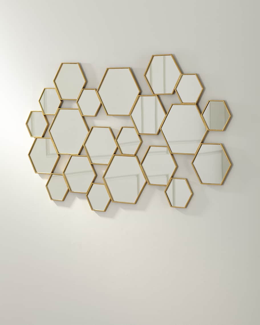 Image 3 of 4: Hexagon Wall Decor
