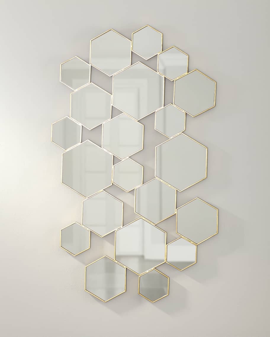 Image 1 of 4: Hexagon Wall Decor