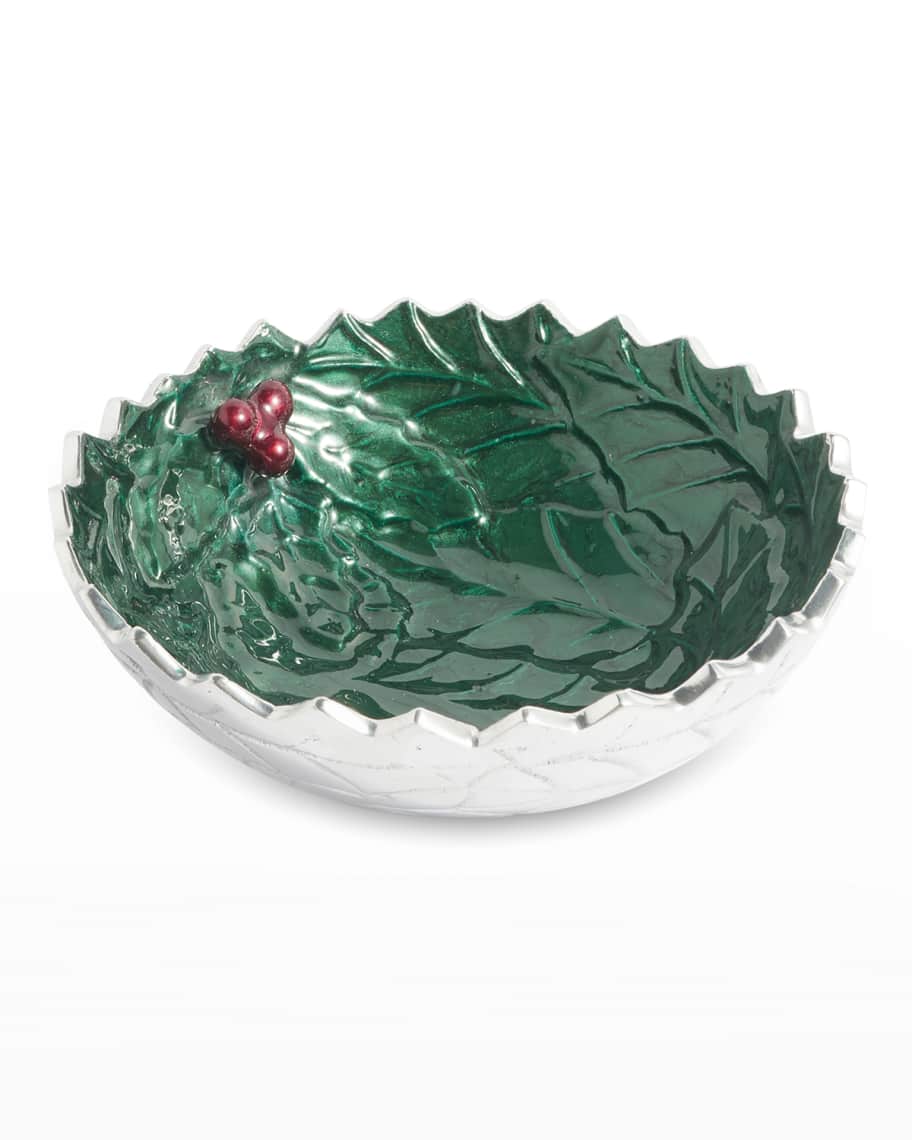 Image 1 of 2: Holly Sprig 5.5" Round Bowl